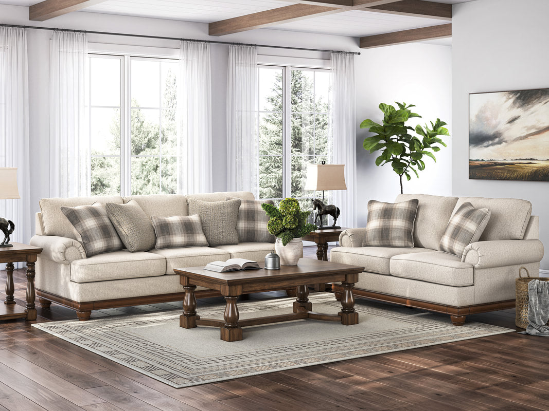 Ashley 568-03 Oversized Sofa and Loveseat