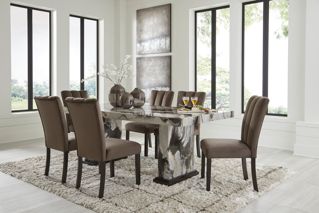 Ashley D581 - Table and 6 Chairs Set