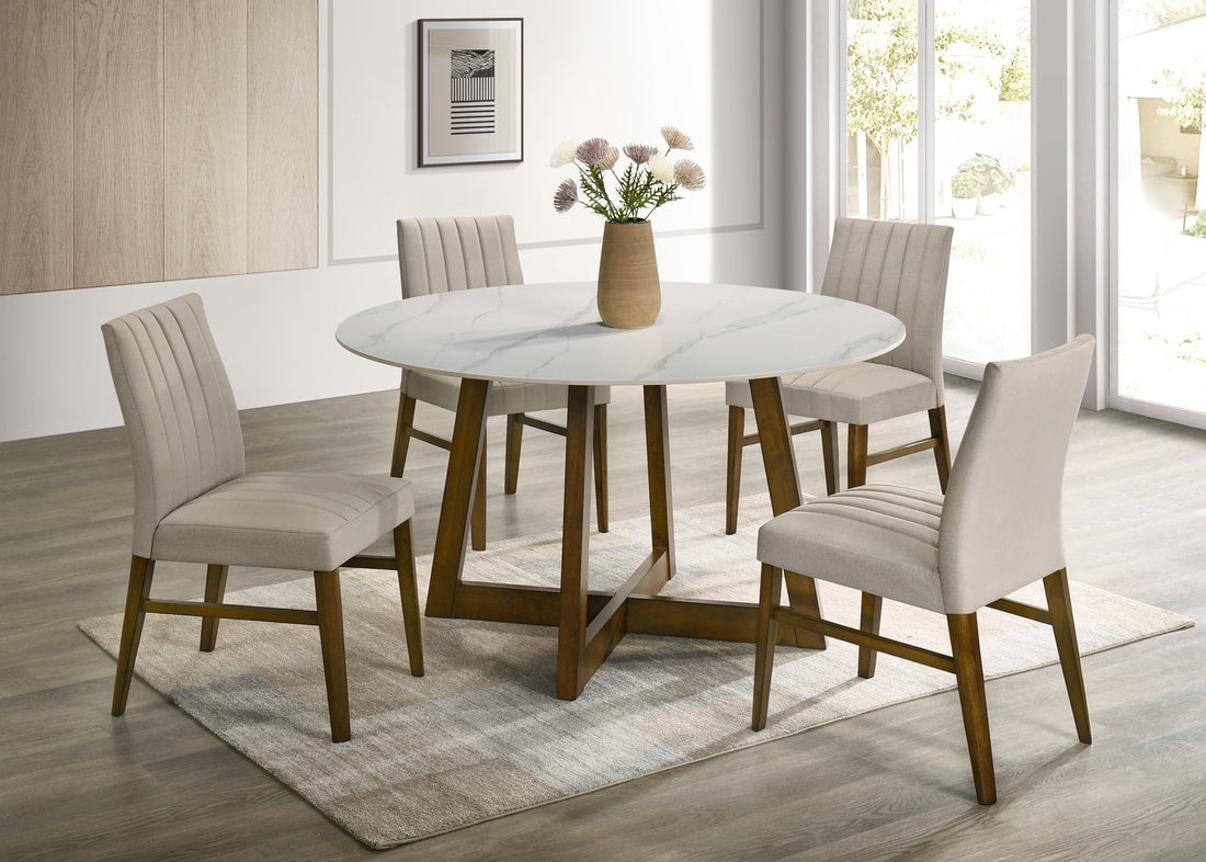 ENZO20 Oak Dining Table + 4 Chair Set **NEW ARRIVAL**