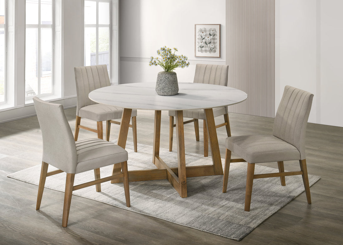 ENZO20 Oak Dining Table + 4 Chair Set **NEW ARRIVAL**