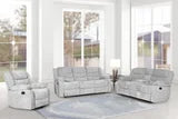 Oliver Silver 3pc Reclining Set