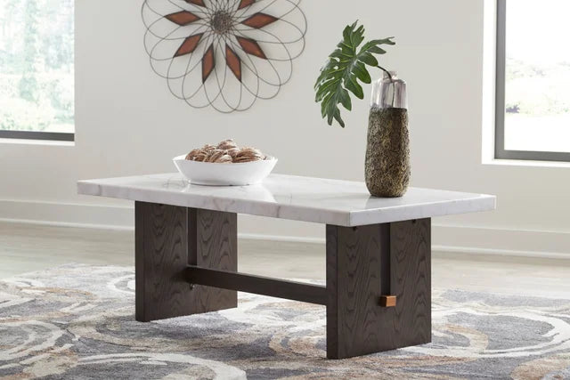 T779-1 MARBLE COCKTAIL TABLE ***NEW ARRIVAL***