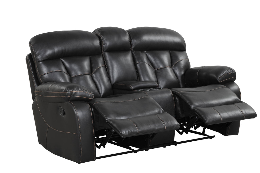 Tiger Black - 3pc Reclining Living Room