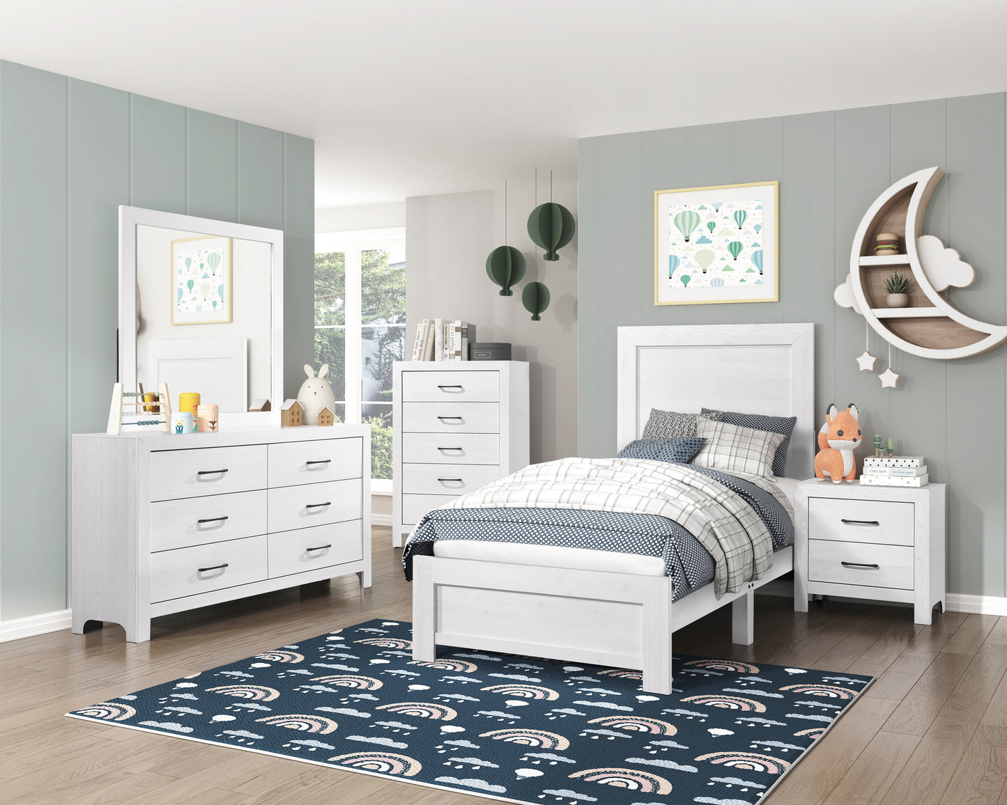 1534WH Bedroom Corbin Collection