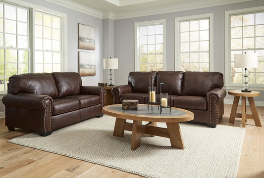 Ashley 521-07 GENUINE LEATHER Sofa & Loveseat Set