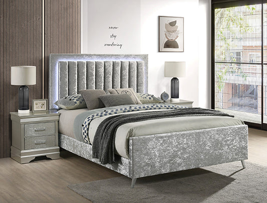 5268SV GLISTEN BED SILVER