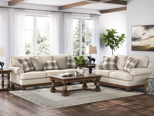 Ashley 568-03 Oversized Sofa and Loveseat