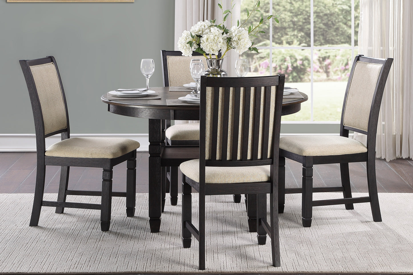 5800BK-48RD Dining Asher Collection