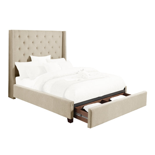 5877BE-1DW* Queen Platform Bed with Storage