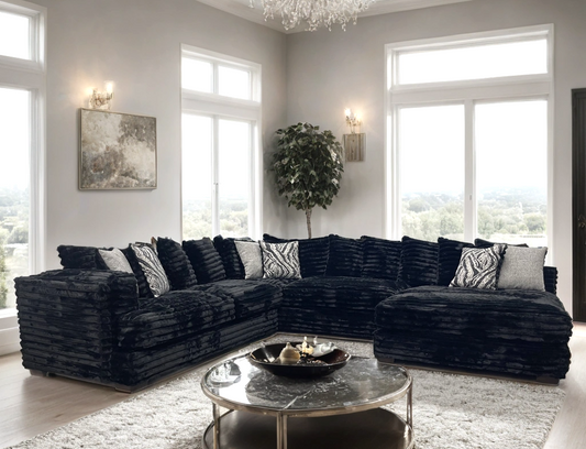 880 Black - Oversized Sectional **NEW ARRIVAL