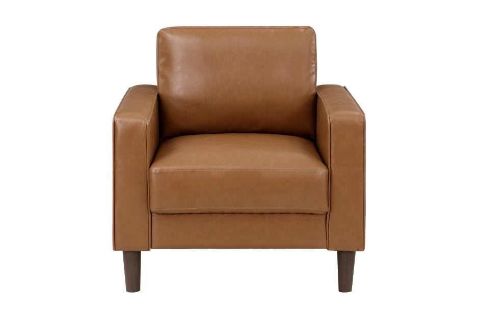 9203BRW Seating-Malcolm Collection Sofa & Loveseat