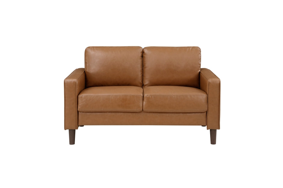 9203BRW Seating-Malcolm Collection Sofa & Loveseat