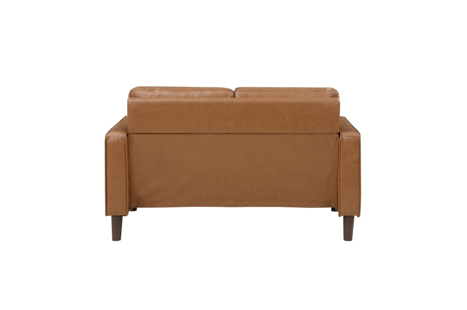 9203BRW Seating-Malcolm Collection Sofa & Loveseat