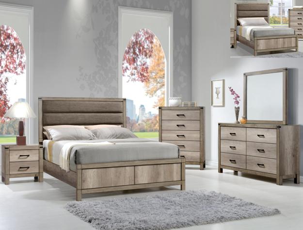 SETB3200 MATTEO BEDROOM GROUP-6Pcs