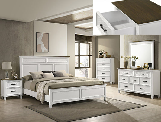 SETB6512 EVERDEEN BEDROOM GROUP WHITE