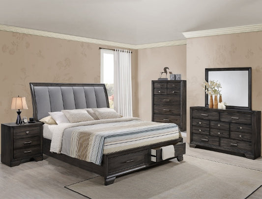 SETB6582 JAYMES WHITE MIST BEDROOM GROUP