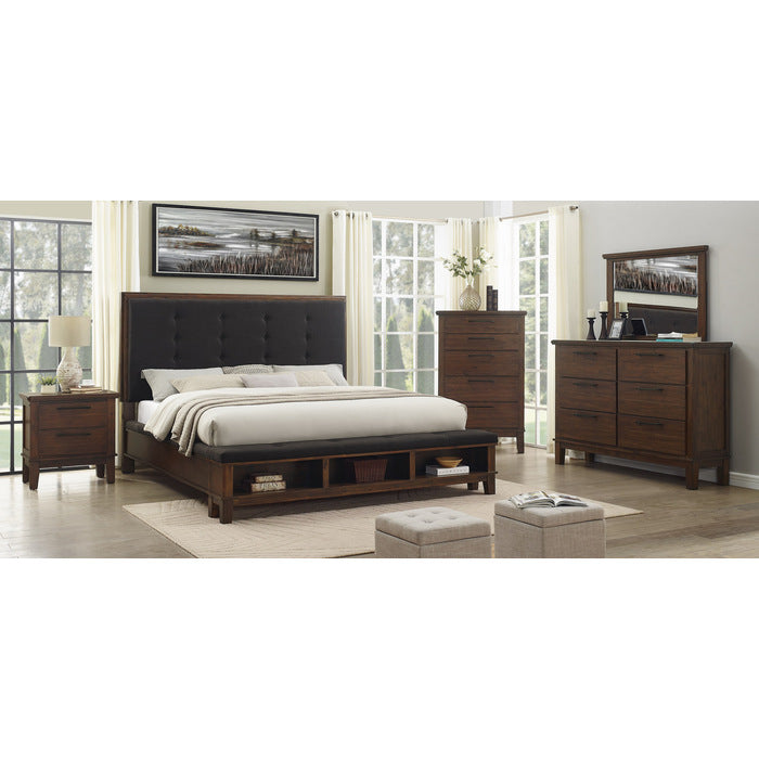 SH2213BRN - Brown Bedroom Set