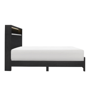 EK BED, MELAMINE/ACRYLIC BED FRAME KING