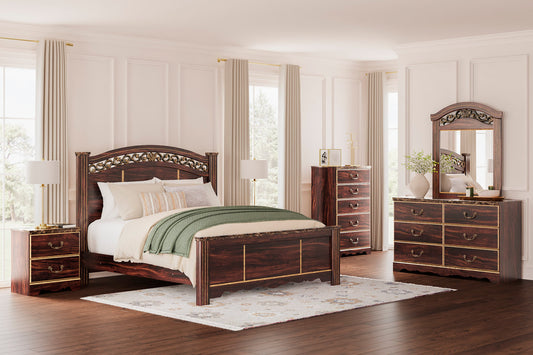 B1055 Queen, King 5PC Bedroom Set