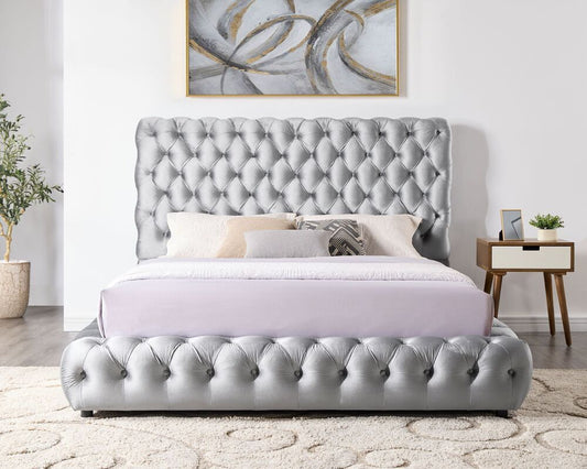 Dream Gray Platform Bed - Queen, King