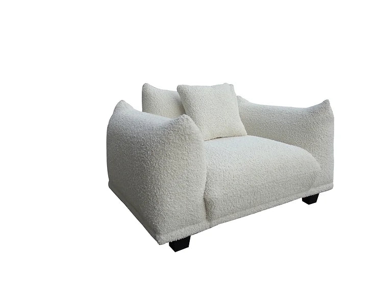 S3131 Homey (White) - Sofa & Oversized Chair