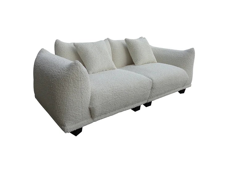 S3131 Homey (White) - Sofa & Oversized Chair