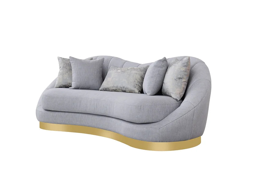 S4046 Olena (Dove Grey)- Sofa & Loveseat