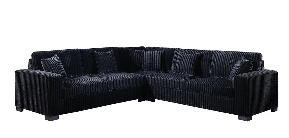 S861 Comfy II (Black) Sectional