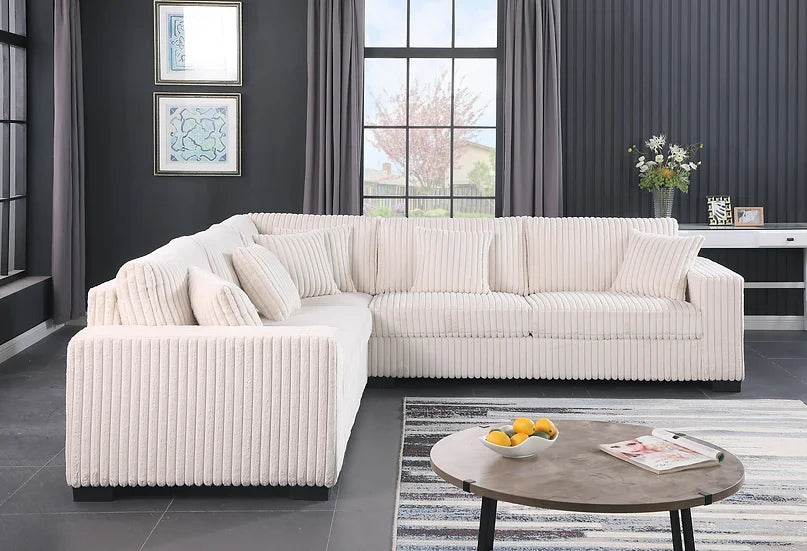 S861 Comfy II (Cream) Sectional