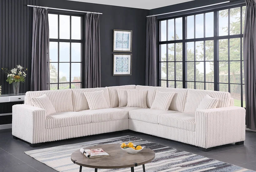 S861 Comfy II (Cream) Sectional