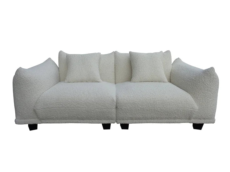 S3131 Homey (White) - Sofa & Oversized Chair