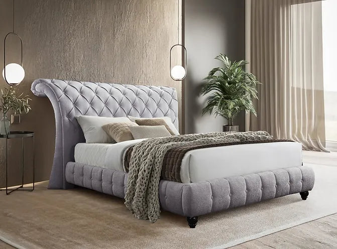 B8561 Everly (Grey) Bed Frame