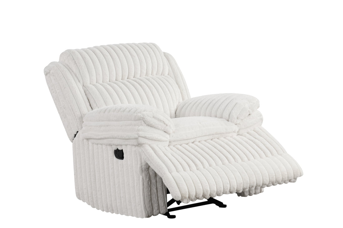 Heaven - White 3pc Reclining