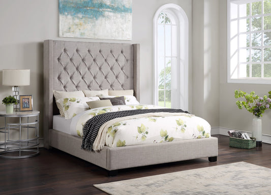 HH401 - Light Gray Bed Frame