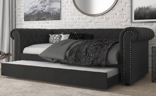 Oakmont Black - Daybed with Trundle