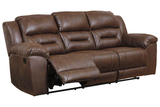 Stoneland Chocolate Reclining Sofa