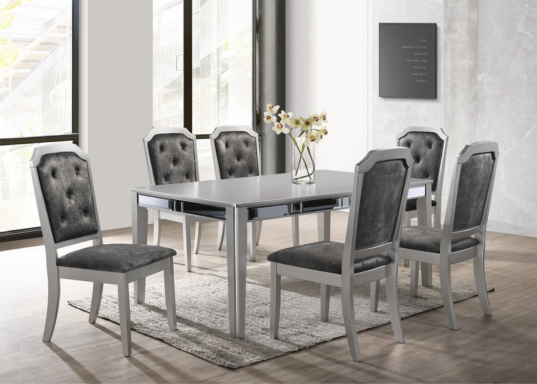 Travis Dining Table + 6 Chair Set