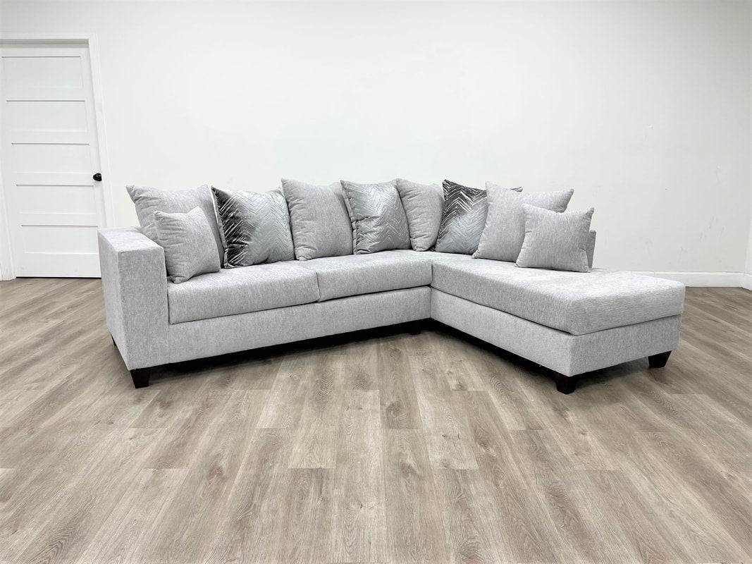 Sectional couch/sofas in Thick Fabric -  110- Sectional - arcoirisfurniture