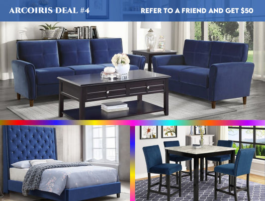 Deal #4  Blue - 3 Room Package