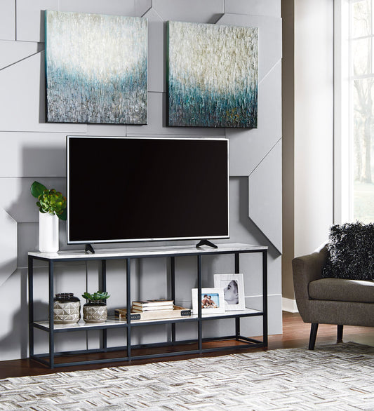 Minimalist TV Stand with Small Space Storage
