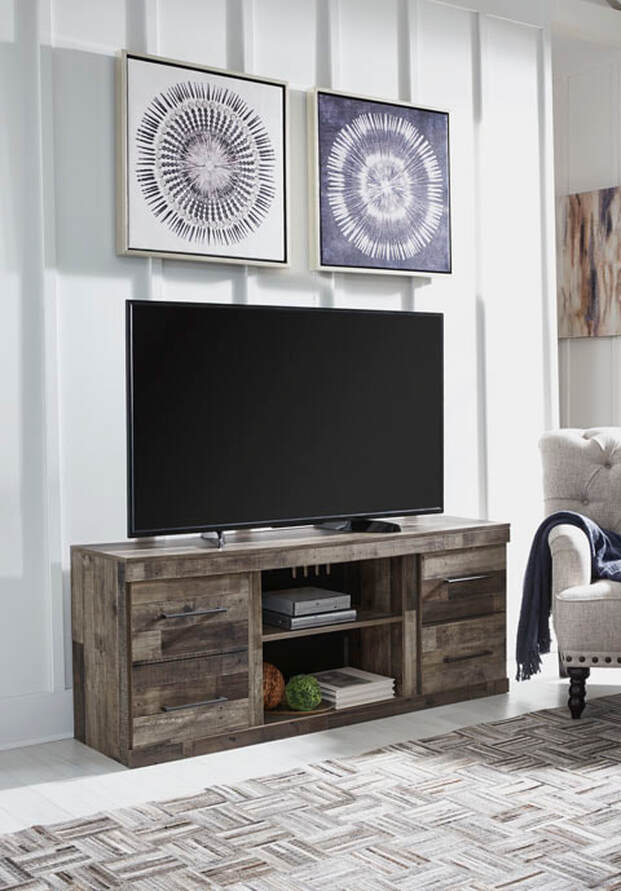 TV Stand in Multi Grey